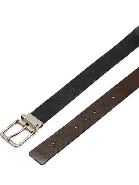 CKJ PIN BUCKLE Ceinture double face pouvant être raccourcie noir/délicieux/étain - Ceintures