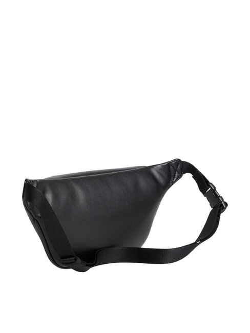 CKJ MONO LOGO Pochette avec logo sur noir - Sacs banane