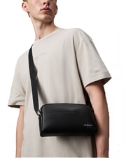 CALVIN KLEIN CKJ MONO LOGO Sac horizontal sur noir - Sacs en Bandoulières pour Homme - 4