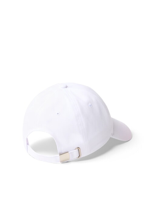 CKJ MONO LOGO Casquette de baseball en coton ck blanc - Bonnets