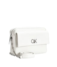 CALVIN KLEIN CK RE-LOCK Sac à bandoulière avec poche lys blanc - Sacs pour Femme - 2