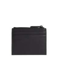 CALVIN KLEIN CK MUST Porte-monnaie et porte-cartes en cuir sur noir - Portefeuilles Homme - 3