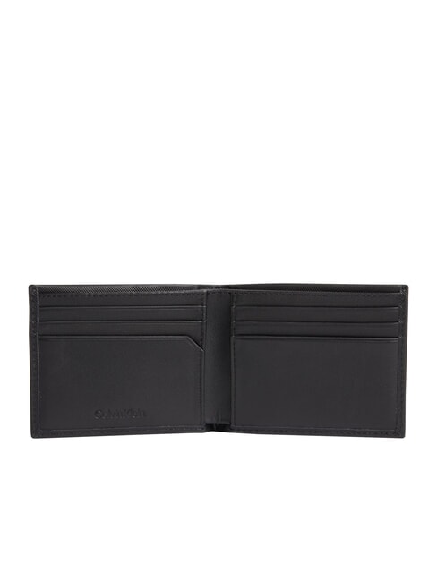 CK MUST Portefeuille en cuir 8cc sur noir - Portefeuilles Homme