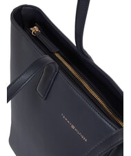 TOMMY HILFIGER TH LOGOTAPE  Sac à provisions bleu sidéral / noir - Sacs pour Femme - 3