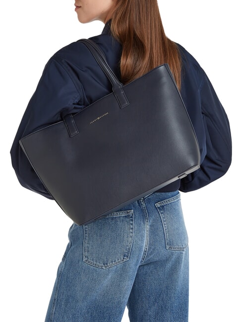 TH LOGOTAPE  Sac à provisions bleu sidéral / noir - Sacs pour Femme