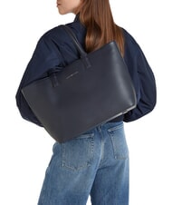 TOMMY HILFIGER TH LOGOTAPE  Sac à provisions bleu sidéral / noir - Sacs pour Femme - 4