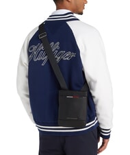 TOMMY HILFIGER TH CENTRAL  Sac plat le noir - Sacs en Bandoulières pour Homme - 4