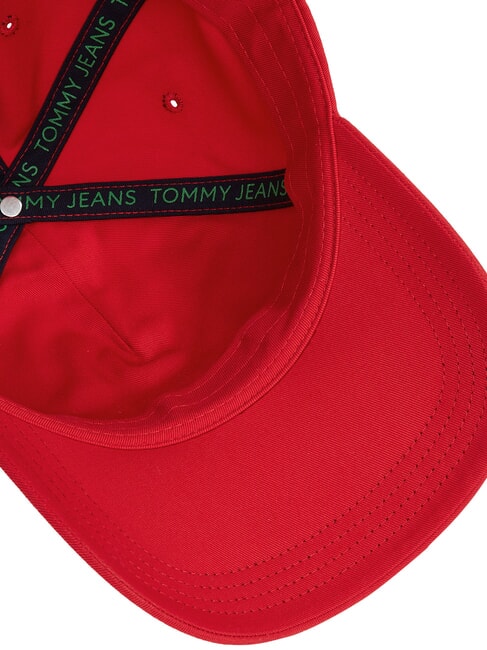 TJM HERITAGE chapeau en toile rouge saphir - Bonnets