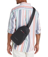 TOMMY HILFIGER TH CENTRAL  Maxi Sac le noir - Sacs en Bandoulières pour Homme - 4