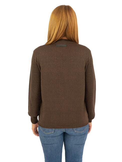 PARANA Cardigan ras du cou en lurex sombre - Chandails pour femmes