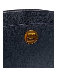 COCCINELLE LIYA Sac bandoulière en cuir martelé bleu nuit - Sacs pour Femme - 5