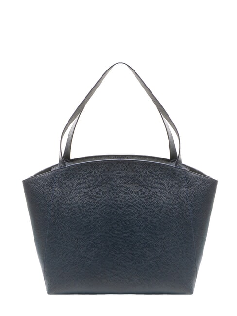 LIYA Sac bandoulière en cuir martelé bleu nuit - Sacs pour Femme