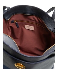 COCCINELLE LIYA Sac bandoulière en cuir martelé bleu nuit - Sacs pour Femme - 6