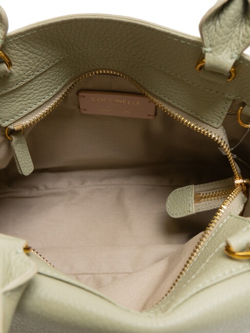 TALEA Mini sac porte-documents en cuir vert céladon - Sacs pour Femme