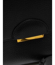 COCCINELLE TALEA Mini sac porte-documents en cuir Noir - Sacs pour Femme - 5