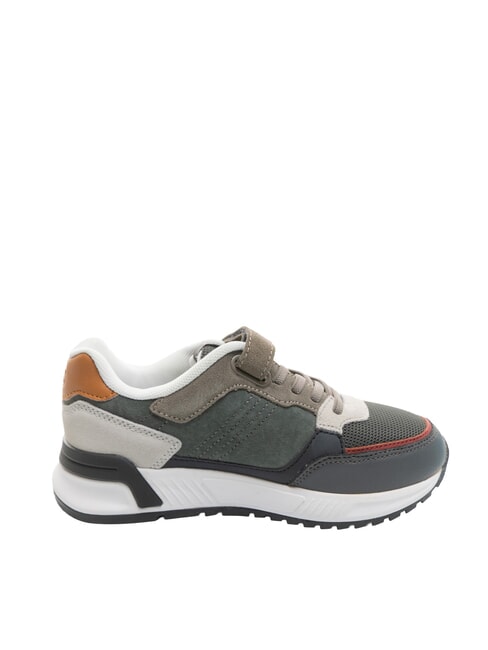 DALTON CROSS KIDS Baskets anthracite/taupe/bordeaux - Chaussures de b&eacute;b&eacute;