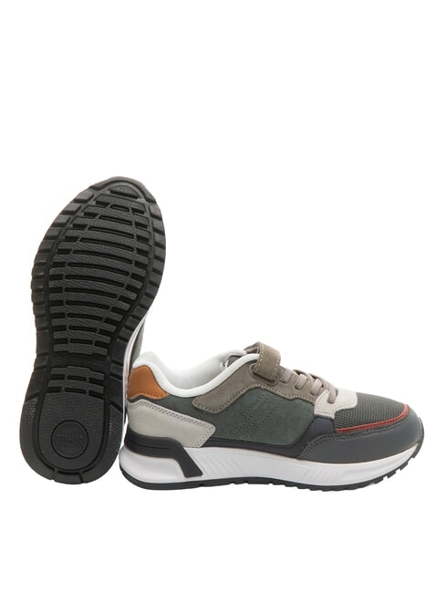 DALTON CROSS KIDS Baskets anthracite/taupe/bordeaux - Chaussures de b&eacute;b&eacute;