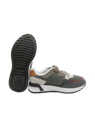 COLMAR DALTON CROSS KIDS Baskets anthracite/taupe/bordeaux - Chaussures de b&eacute;b&eacute; - 6