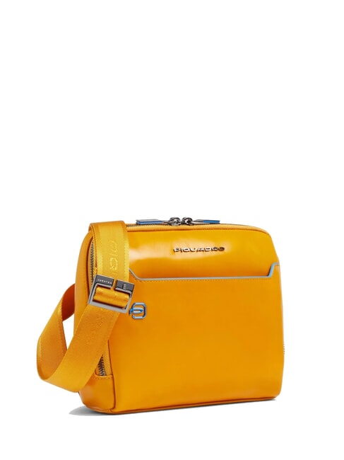 BLUE SQUARE Sac en cuir jaune - Sacs en Bandoulières pour Homme