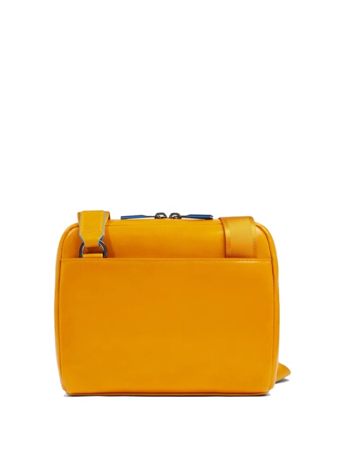 BLUE SQUARE Sac en cuir jaune - Sacs en Bandoulières pour Homme
