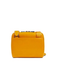 PIQUADRO BLUE SQUARE Sac en cuir jaune - Sacs en Bandoulières pour Homme - 3