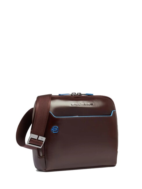 BLUE SQUARE Sac en cuir ACAJOU - Sacs en Bandoulières pour Homme