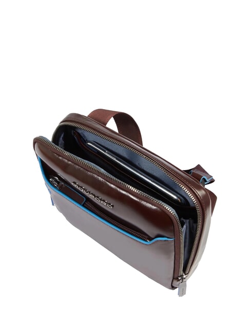 BLUE SQUARE Sac en cuir ACAJOU - Sacs en Bandoulières pour Homme