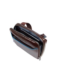 PIQUADRO BLUE SQUARE Sac en cuir ACAJOU - Sacs en Bandoulières pour Homme - 4