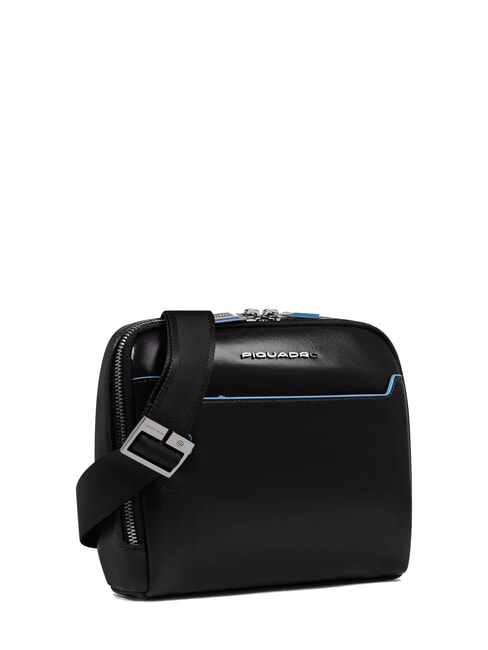 BLUE SQUARE Sac en cuir Noir - Sacs en Bandouli&egrave;res pour Homme