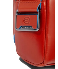 PIQUADRO BLUE SQUARE Sac à dos en cuir à une épaule cuir4 - Sacs en Bandoulières pour Homme - 4