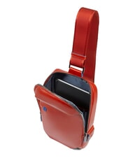 PIQUADRO BLUE SQUARE Sac à dos en cuir à une épaule cuir4 - Sacs en Bandoulières pour Homme - 5