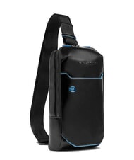 PIQUADRO BLUE SQUARE Sac à dos en cuir à une épaule - Sacs en Bandoulières pour Homme