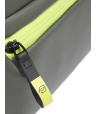 PIQUADRO CORNER SPECIALE GOMMATO Sac hydrofuge VERT - Sacs en Bandoulières pour Homme - 4