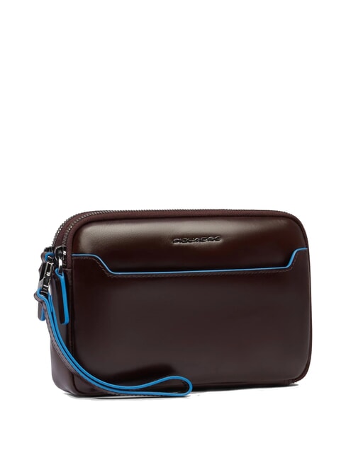 BLUE SQUARE Pochette en cuir pour homme ACAJOU - &Eacute;tui pour tablette & Organiseur