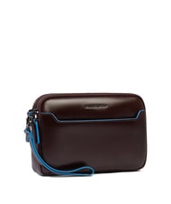 PIQUADRO BLUE SQUARE Pochette en cuir pour homme ACAJOU - &Eacute;tui pour tablette & Organiseur - 2