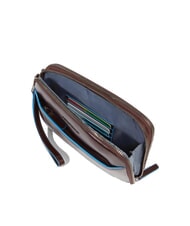 PIQUADRO BLUE SQUARE Pochette en cuir pour homme ACAJOU - &Eacute;tui pour tablette & Organiseur - 4