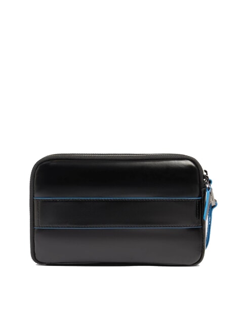 BLUE SQUARE Pochette en cuir pour homme Noir - &Eacute;tui pour tablette & Organiseur
