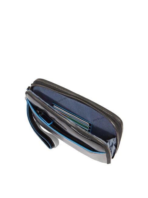 BLUE SQUARE Pochette en cuir pour homme Noir - &Eacute;tui pour tablette & Organiseur