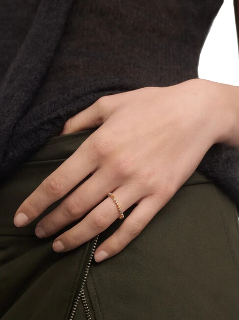 COLOR LOTUS Bague avec pierres colorées or - Bagues