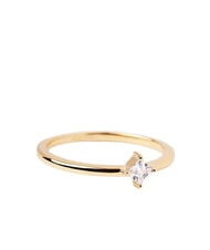 PDPAOLA THE NEW ESSENTIALS OBI Bague solitaire avec zircone or - Bagues - 4