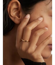 PDPAOLA THE NEW ESSENTIALS TIARA Bague en zircone plaquée or or - Bagues - 4