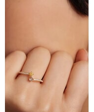 PDPAOLA JUNO Bague en pierre plaquée or or - Bagues - 5