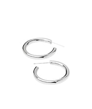 PDPAOLA THE NEW ESSENTIALS SUPREME CLOUD Boucles d'oreilles créoles en argent - Boucles d'oreilles