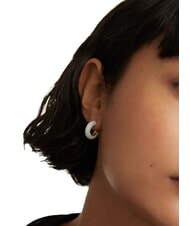 PDPAOLA THE NEW ESSENTIALS KING Boucles d'oreilles créoles bombées argent - Boucles d'oreilles - 4