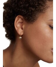 PDPAOLA ESSENTIALS L'ABSOLU ENGRAVE ME  Boucles d'oreilles plaquées or - Boucles d'oreilles