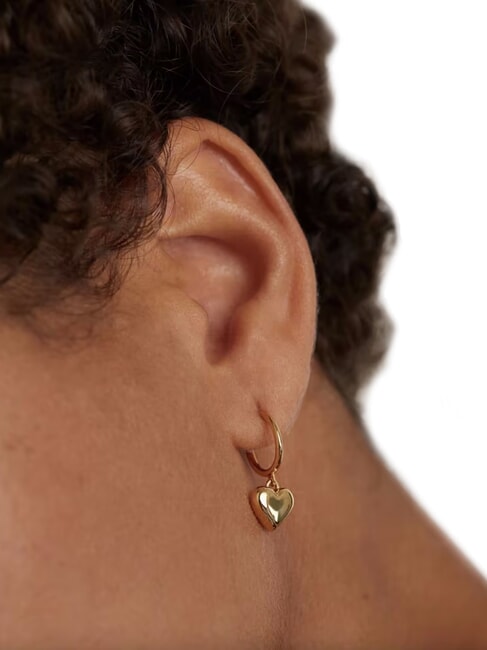 ESSENTIALS L'ABSOLU ENGRAVE ME  Boucles d'oreilles plaquées or or - Boucles d'oreilles