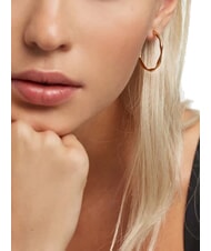 PDPAOLA FIVE VANILLA Boucles d'oreilles créoles plaquées or or - Boucles d'oreilles - 5