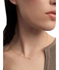 PDPAOLA COLOR GREEN FLEUR Collier pendentif avec zircone et griffes or - Colliers - 4