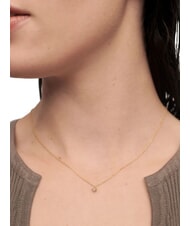 PDPAOLA COLOR GREY FLEUR Collier pendentif avec zircone et griffes or - Colliers - 4