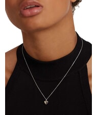 PDPAOLA L'ABSOLU ENGRAVE ME Collier en argent avec pendentif en forme de cœur argent - Colliers - 3